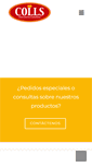 Mobile Screenshot of embutidoscolls.com