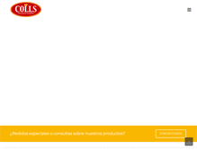Tablet Screenshot of embutidoscolls.com